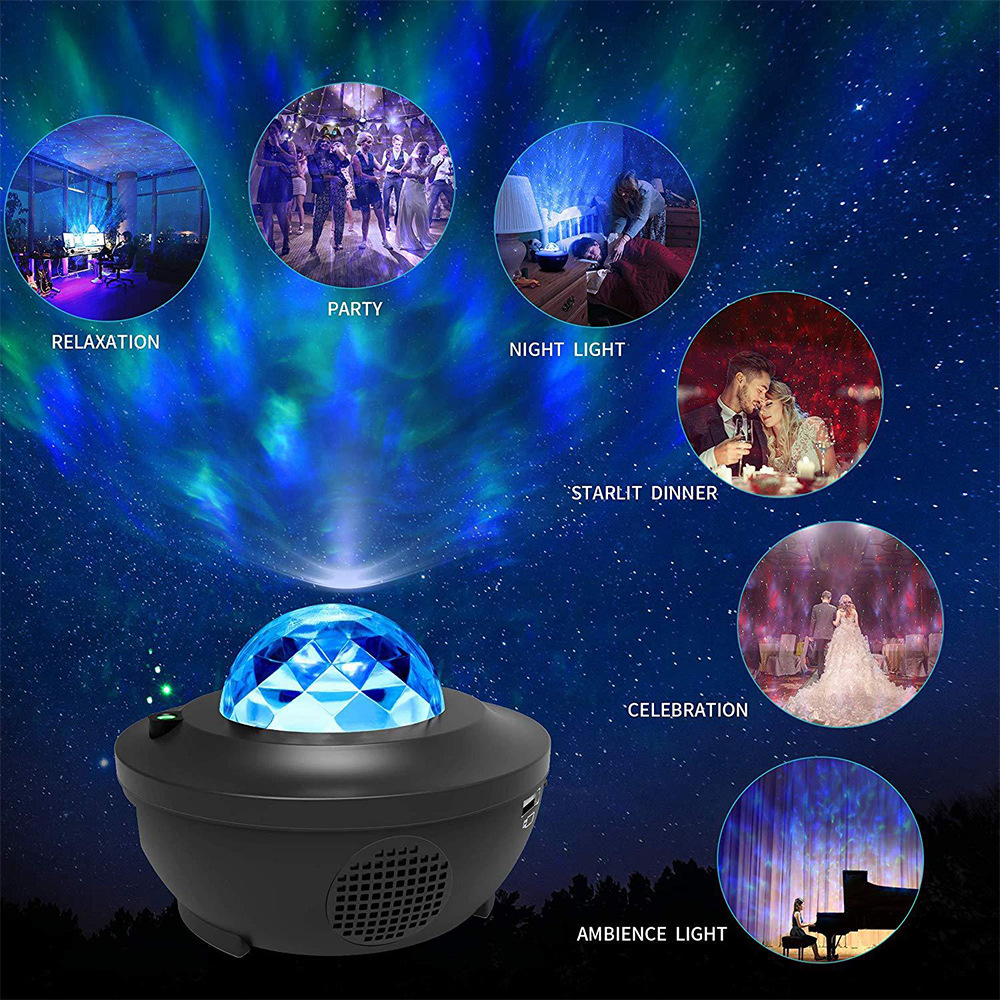 Star Projector Galaxy Light, LED Starlight Projector 10 Color