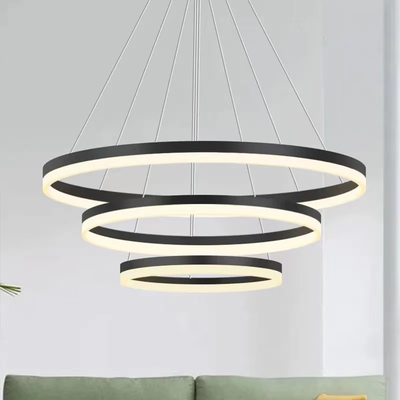 Modern circular store pendant light