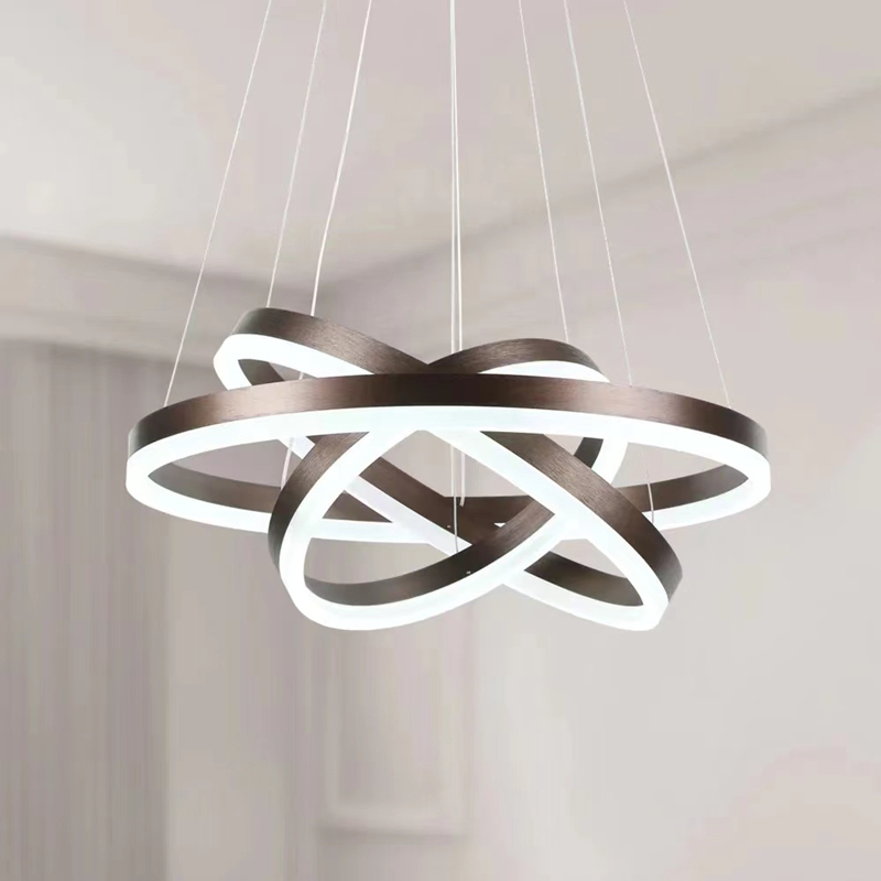 Twisted chandelier online light